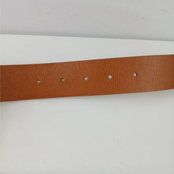 Lovestrength SZ S 1" Genuine Golden Oak Leather Belt with Star Embelishments NEW - Picture 5 of 7